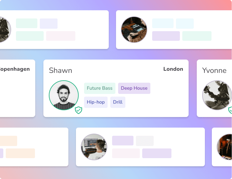 Find ledige musikere