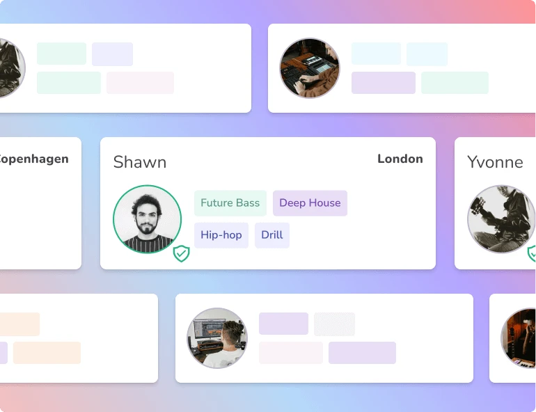 Find ledige musikere